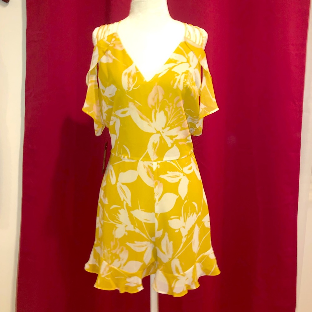 MARCIANO Desert Bloom Yellow Romper